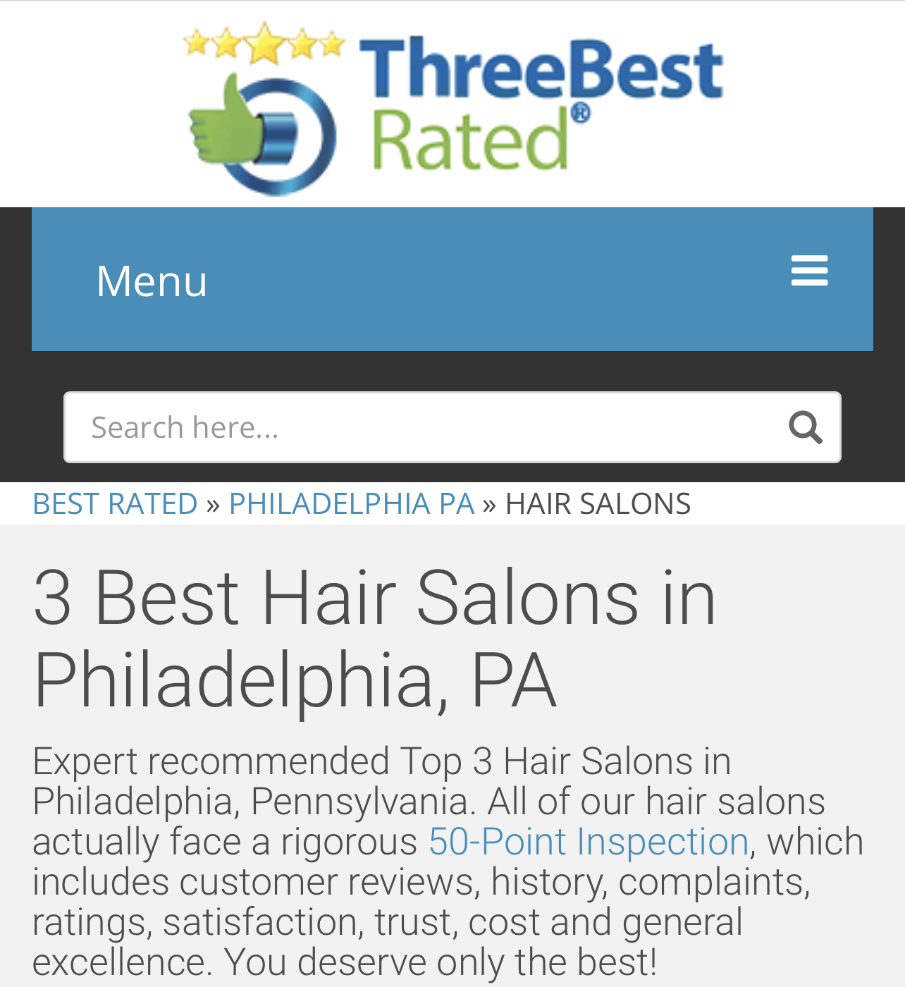 Three Best Rated Hair Salons in Philadelphia