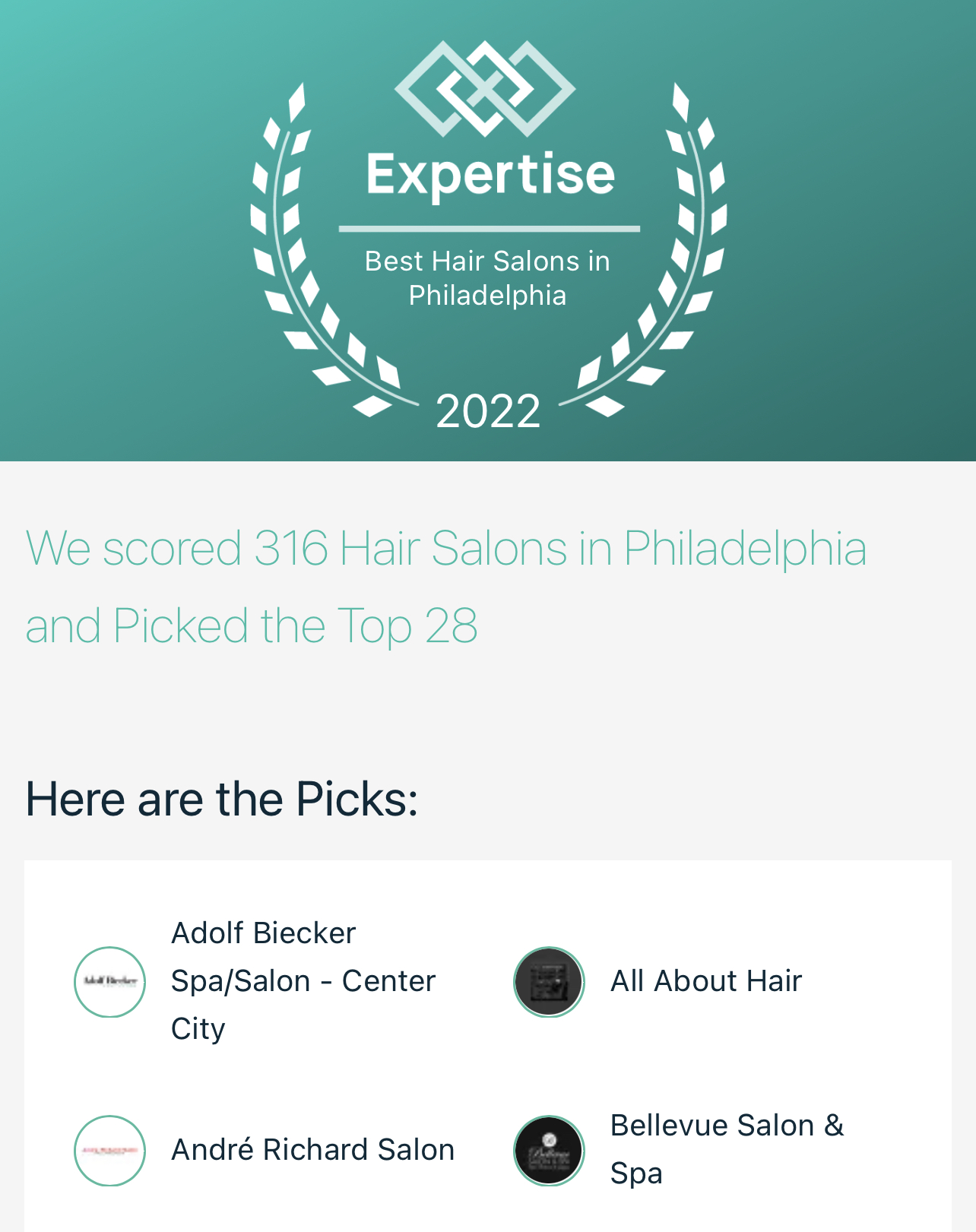 Top Rated Salons In Philadelphia